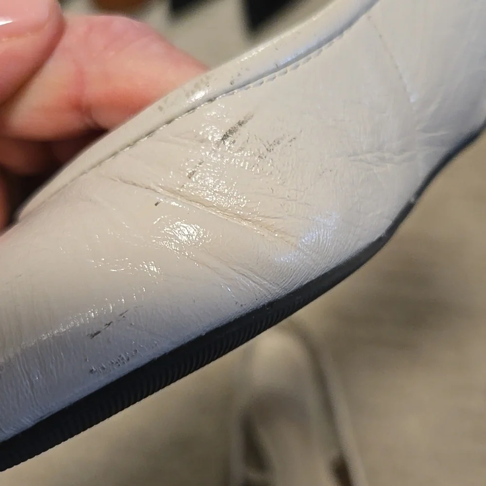 Zara Leather Slingbacks-Bone